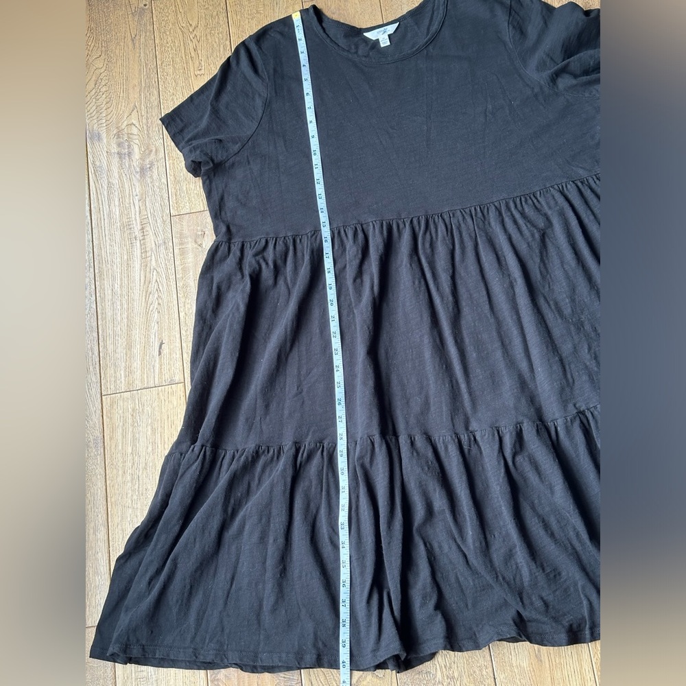 Terra & Sky Women's Plus Size Tiered Dress with Short Sleeves size 1X - Picture 12 of 12